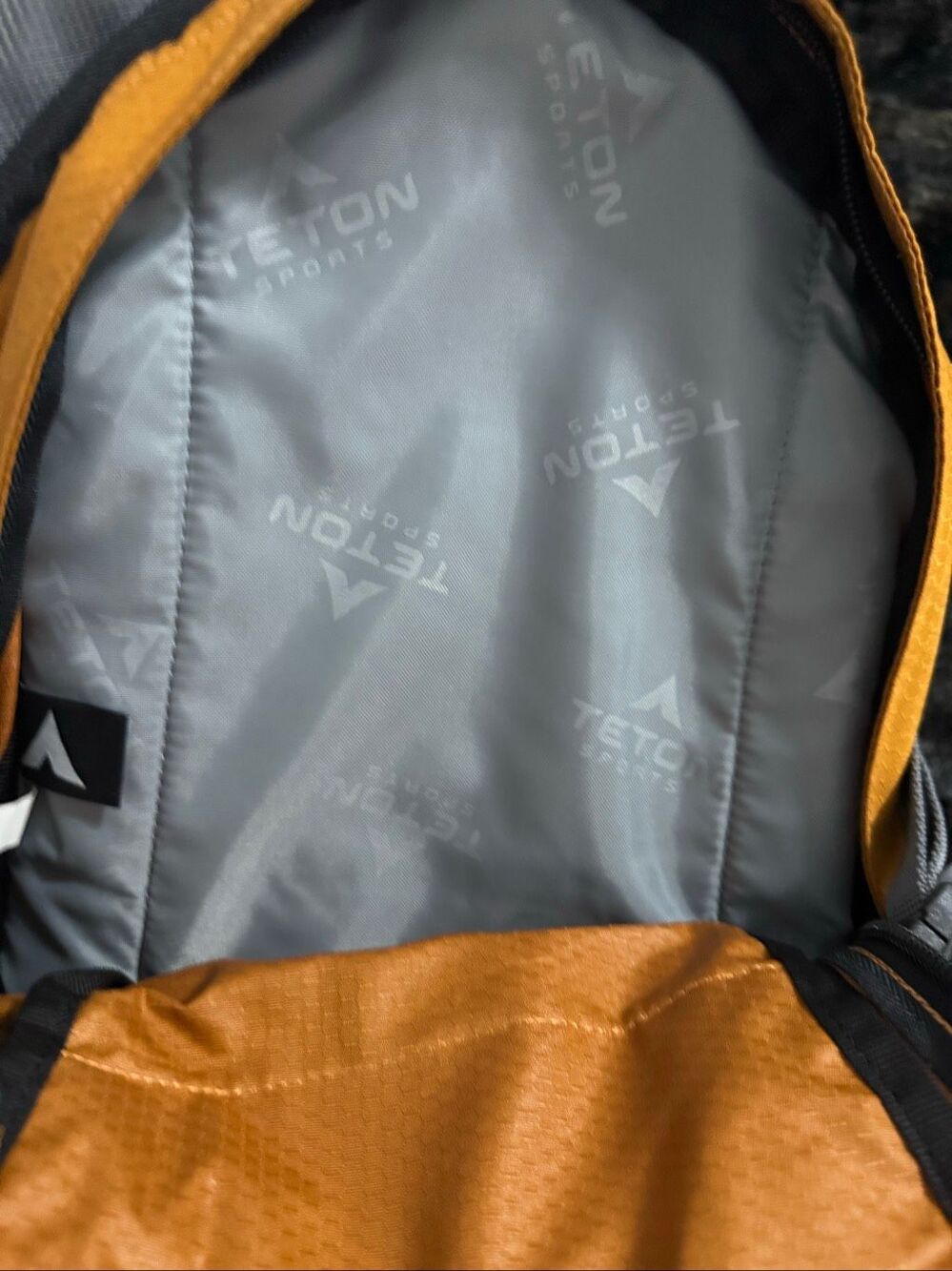 Teton orange Stretch Adjustable Hiking Backpack Rain Cover gorpcore - Picture 5 of 5